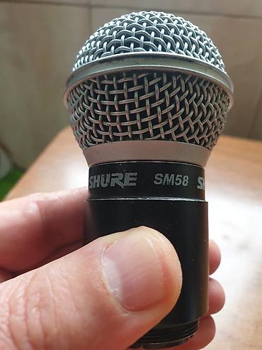 orginal ses: Shure SM58 orijinal təmiz. Kapsul. Səs - super. Tam yoxlama — 2