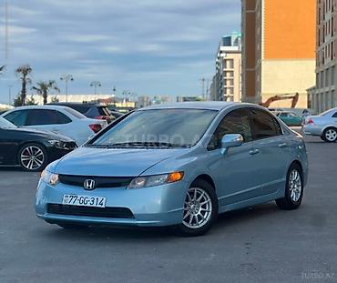 masin kreditle: Honda Civic Hybrid sedan - Kuzov: 4 qapılı sedan, açıq mavi rəng - — 1