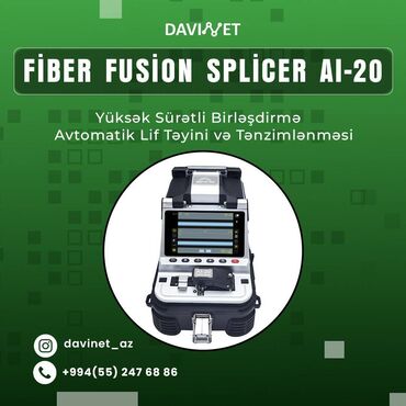 Təhlükəsizlik sistemləri: Optical Fiber Fusion Splicer AI-20-Optik qaynaq cihazı optik liflərin