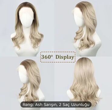 Təbii saçlar, pariklər: Parik, Təbii, Yeni — 1