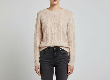 top sweterkowy zara: H&M, Sweter damski, rozmiar L