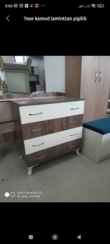 güzgü ev: Laminatdan yığılmış kamod - Material: yüksək keyfiyyətli laminat - — 1