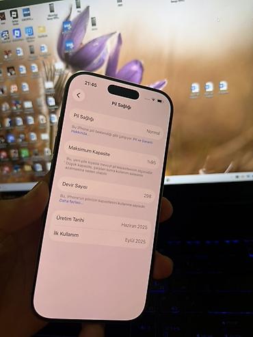bəyansiz: IPhone 16 Pro, 128 GB, Desert Titanium, Face ID, Simsiz şarj, Sənədlərlə — 3