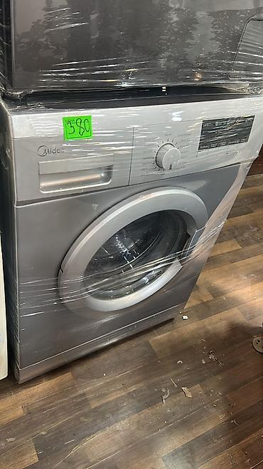 Midea önyükləmə paltaryuyan maşın - Rəng: gümüş/metallik - Ön qapılı