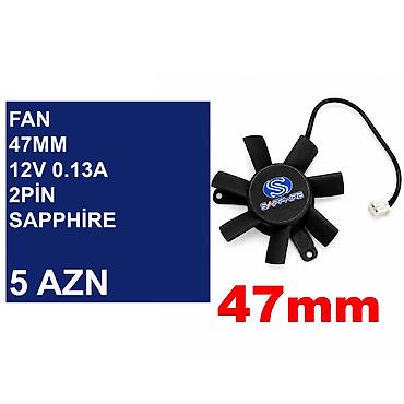 Soyutma sistemləri: Kulerlər/Fanlar/Breketlər ⭐Fan 36mm 12v 2pin - 5 AZN ⭐Fan 45mm 12v — 13
