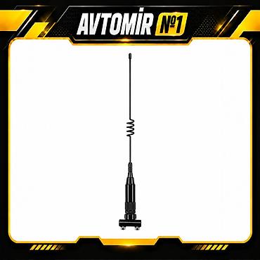 Avtomobil üçün dekorativ antena PS-48 — 38 sm Spiral dizaynlı, parlaq
