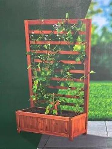 Žardinjere: Parkside drvena saksija sa rešetkom (Planter with Trellis) - — 15