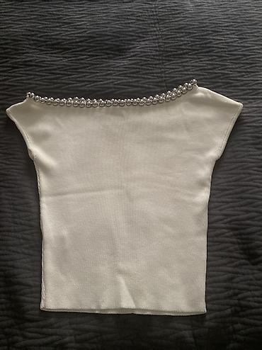 barter geyim: Zara Woman qadın bluzası - Rəng: açıq şaftalı/nyud - Modell: qısa — 10
