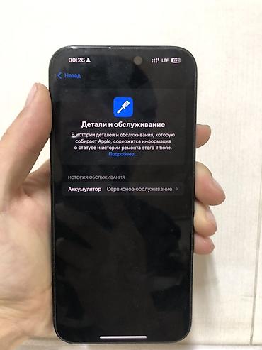 face id: IPhone 15 Pro, Б/у, 512 ГБ, Black Titanium, Защитное стекло, 80 % — 9