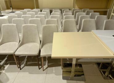 Restoran mebeli: *19 eded stol40 eded stul satilir.Stullarin ustu kojadi.Stolun