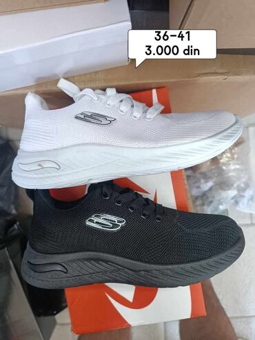 Women's Sneakers and athletic shoes: Patike Skechers brenda, dostupne u beloj i crnoj boji, sa đonom — 1