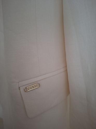 laneni sakoi zenski: GUESS ženski sako – model Jenny Blazer - Boja: bela - Veličina: XL - — 4