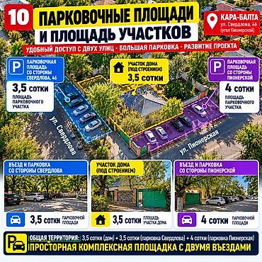 Продажа коммерческой недвижимости: ОБЪЕКТ ПОД БИЗНЕС — КАРА-БАЛТА, УЛ. СВЕРДЛОВА, 46 Участок 7 соток + — 10