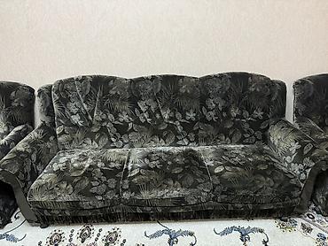 напольные вешалки для одежды: Комплект мягкой мебели для гостиной: трёхместный диван и 2 кресла — 4