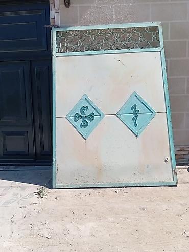 ev qapıları və darvazalar: Metal darvaza paneli və qapı dəsti - Material: qalın metaldan — 1