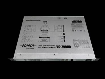 аудио конвертер: Multi-Format Konverter-Edirol VC-200HD Roland-Edirol VC-200HD