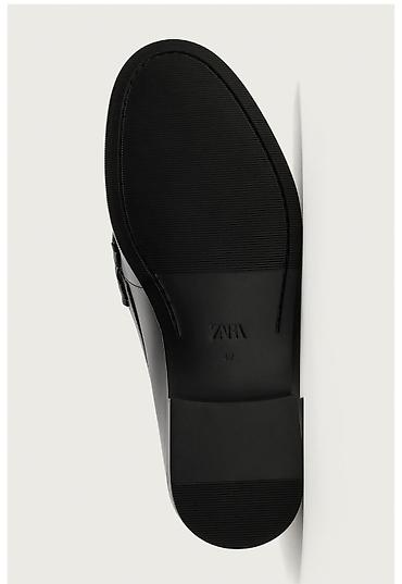 лоферы zara: Мужские туфли, 46, Zara, Новый, цвет - Черный, Самовывоз — 7