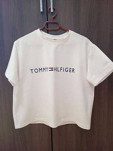 Futbolkalar: Futbolka, Tommy Hilfiger, L, rəng - Ağ — 2