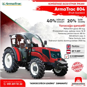 aqrolizinq kredit traktor: Gündəlik 16 manata traktor sahibi ol! 🔖 ArmaTrac (ERKUNT) 804.4 FG 💶