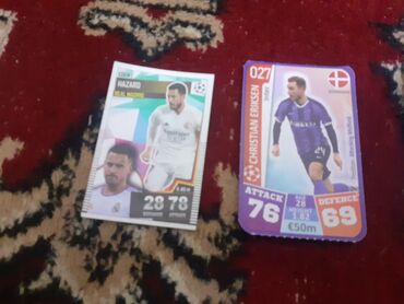 Kolleksiya kartları: Futbol kolleksiya kartları dəsti - Müxtəlif dizaynlarda, rəngli və — 22