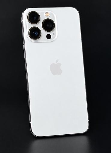 IPhone 13 Pro, Новый, 256 ГБ, Белый, Зарядное устройство, Защитное стекло, Чехол, 90 %