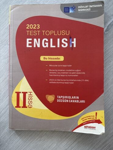 Testlər: İngilis dili Testlər 11-ci sinif, 2-ci hissə, 2023 il