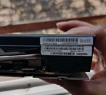 komputer aksesuarları: Videokart Sapphire Radeon RX 580, 8 GB, İşlənmiş — 5