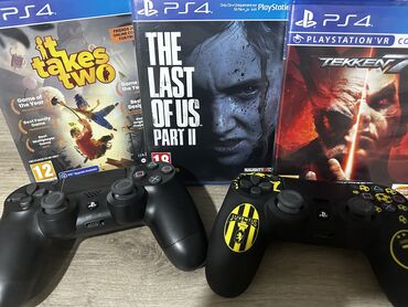 4 5мм: PS4. Сатылат. Жаны акыбалы, каробка 2 джостик 3 диск