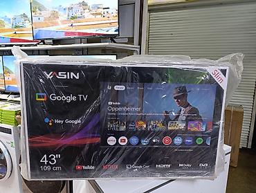 Телевизоры: Телевизор Ясин 43G11 Андроид гарантия 3 года, доставка установка — 1