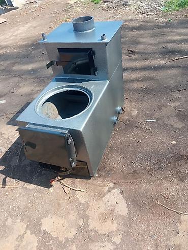 Буржуйки: Твердотопливная печь-кухонная плита/котёл длительного горения — 1