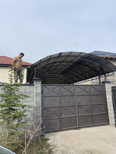 Сварка: Делаем Навес навес сварка Перилы рещетка — 24