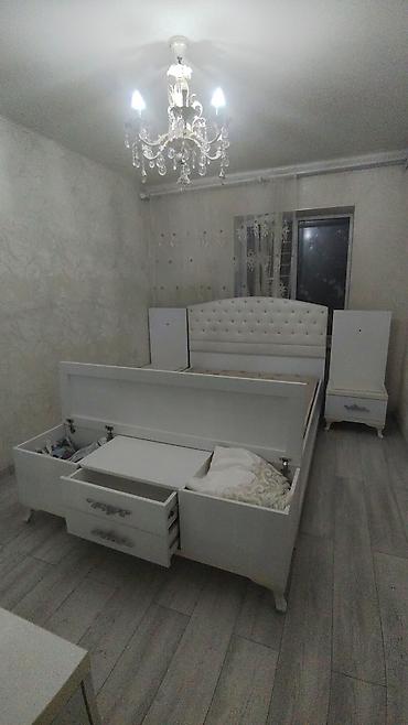 silver kitchen: Спальный гарнитур, Б/у, Двуспальная кровать, Белоруссия, цвет - Белый — 4