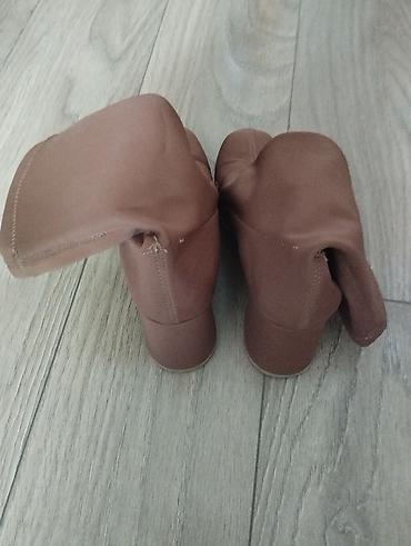 qış botinkaları: Ölçü: 36, rəng - Qəhvəyi, İşlənmiş — 3