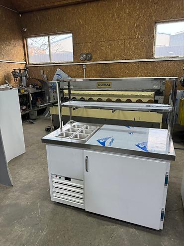 Другое оборудование для кафе, ресторанов: Стол холодильник, пицца стол, тепловой стол, стол из нержавейки — 8