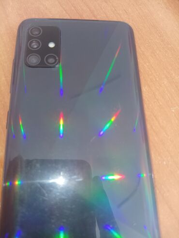 z fold 4: Samsung A51, Б/у, 128 ГБ, цвет - Черный, 2 SIM