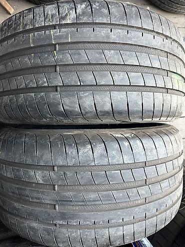 волковой: 275/40/18 GoodYear
Пара в хорошем состоянии — 1