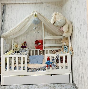 mebel dekor: Oğlan və qız üçün, İşlənmiş, Çarpayı, Bazalı, Matras ilə, Siyirməli — 3