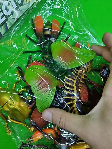 леди бак: Насекомые игрушки резиновые в наборе для детей🐞 Комплектация товара — 5