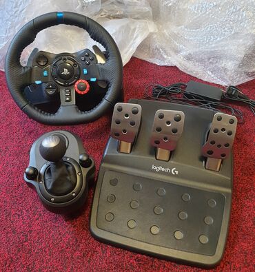 чехол для рул: Комплект Руль Logitech G29 Driving Force +КПП состояние нового цена