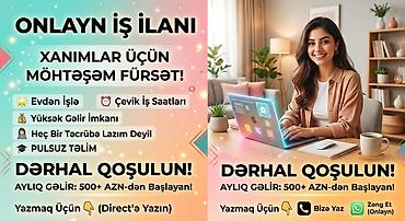 col reklamı: Marketoloq tələb olunur, Təcrübəsiz — 1