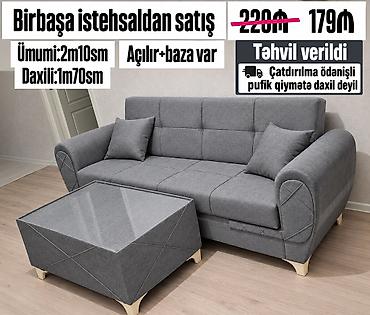 Qonaq otağı üçün rahat və funksional divan - Model: Açılır mexanizmli lalafo.az -da Qonaq otağı üçün rahat və funksional divan - Model: Açılır mexanizmli