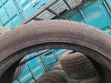 245: Шины 245 / 45 / R 19, Лето, Б/у, 1 шт, Легковые, Continental — 2
