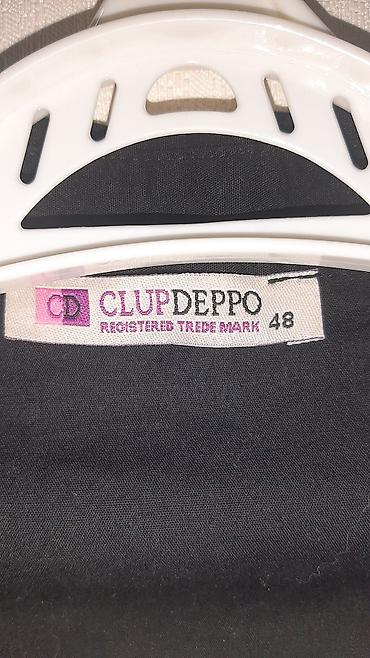 Личные вещи: Qadın köynəyi – CLUP DEPPO, ölçü 48 - Rəng: qara - Model: klassik — 2