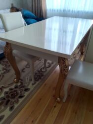 аренда столов и стульев бишкек: Для гостиной, Б/у, 6 стульев
