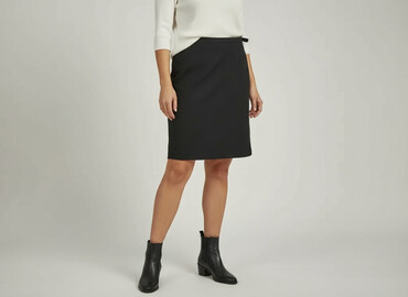 czarne spódniczka z zamkiem: Woman Collection, Women`s skirt, size 2XL