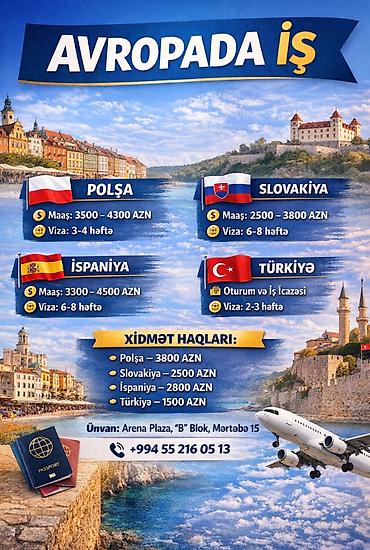 bk 2500: 🌍 Avropada İş İmkanları Avropa ölkələrində rəsmi iş imkanları təqdim — 1