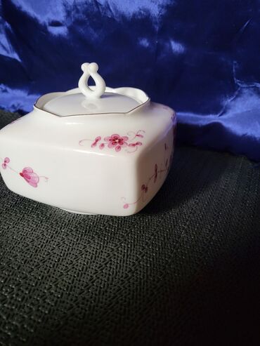 Ostalo posuđe: Secernica nova veca Lichte porcelan 70te.Nemacka. Nova secernica iz — 5