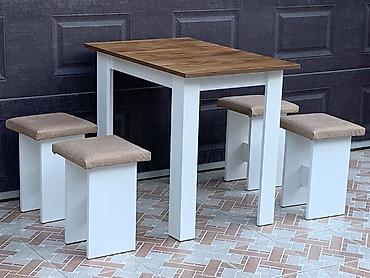 Masa və oturacaq dəstləri: Yeni, 4 stul — 3