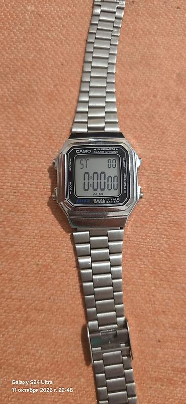 luc saat: Casio rəqəmsal qol saatı – klassik retro dizayn Xüsusiyyətlər: - — 2