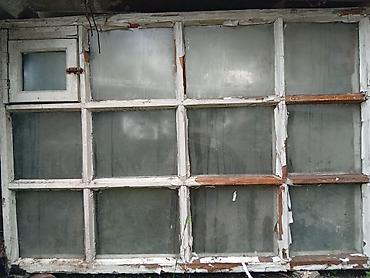 винда: Продаю советское деревянное окно с форточкой. Находится в Маевке — 1